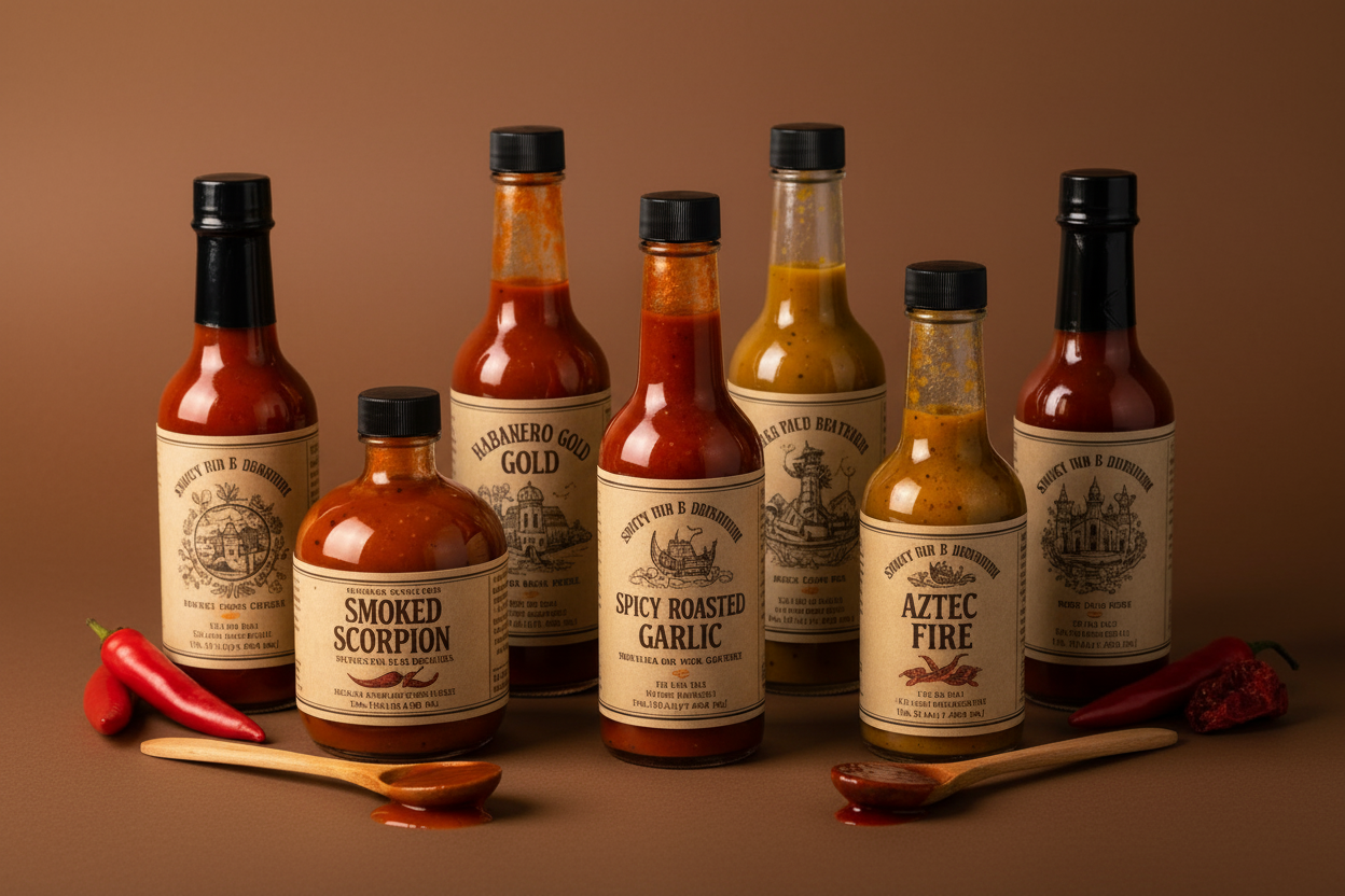 Hot Sauces Collection - Theme Background