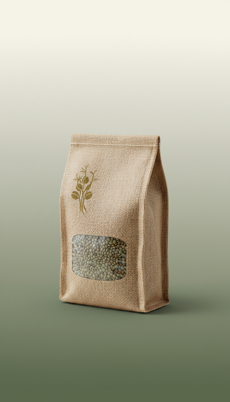 Organic French Green Lentils 8kg Pouch