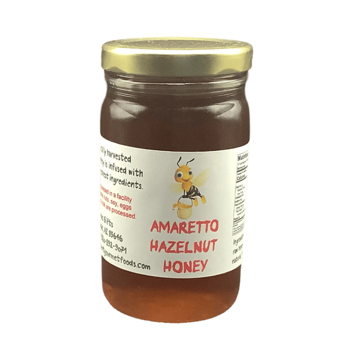 Amaretto Hazelnut – Arizona Desert Honey, 8 oz. - Tubac Gourmet Foods