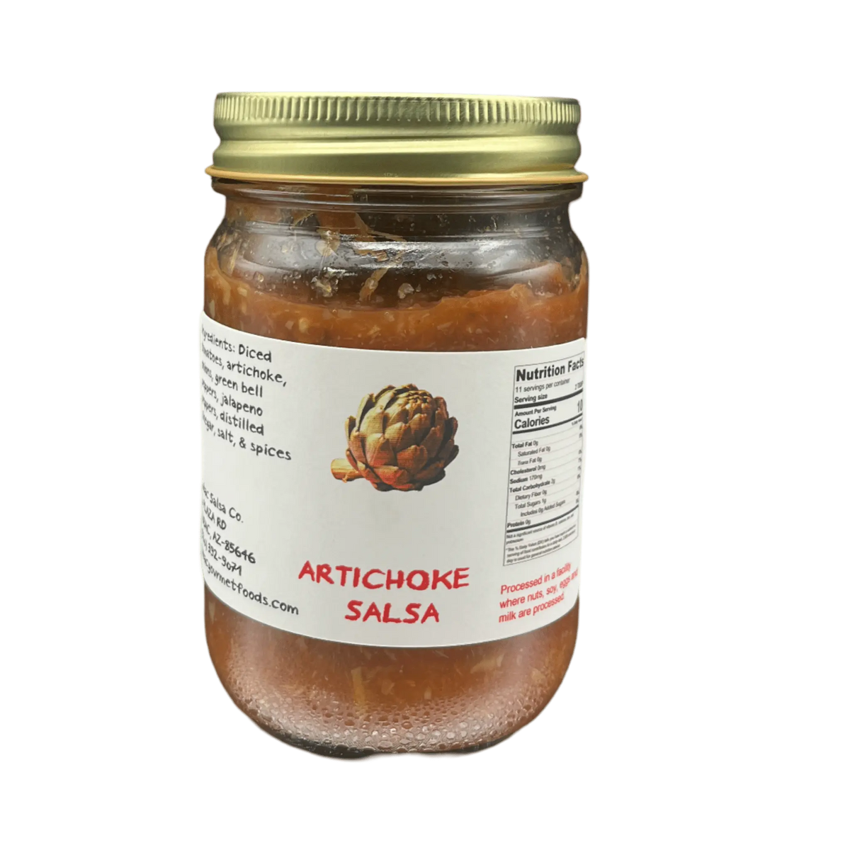 Artichoke Salsa medium 12oz. - Tubac Gourmet Foods