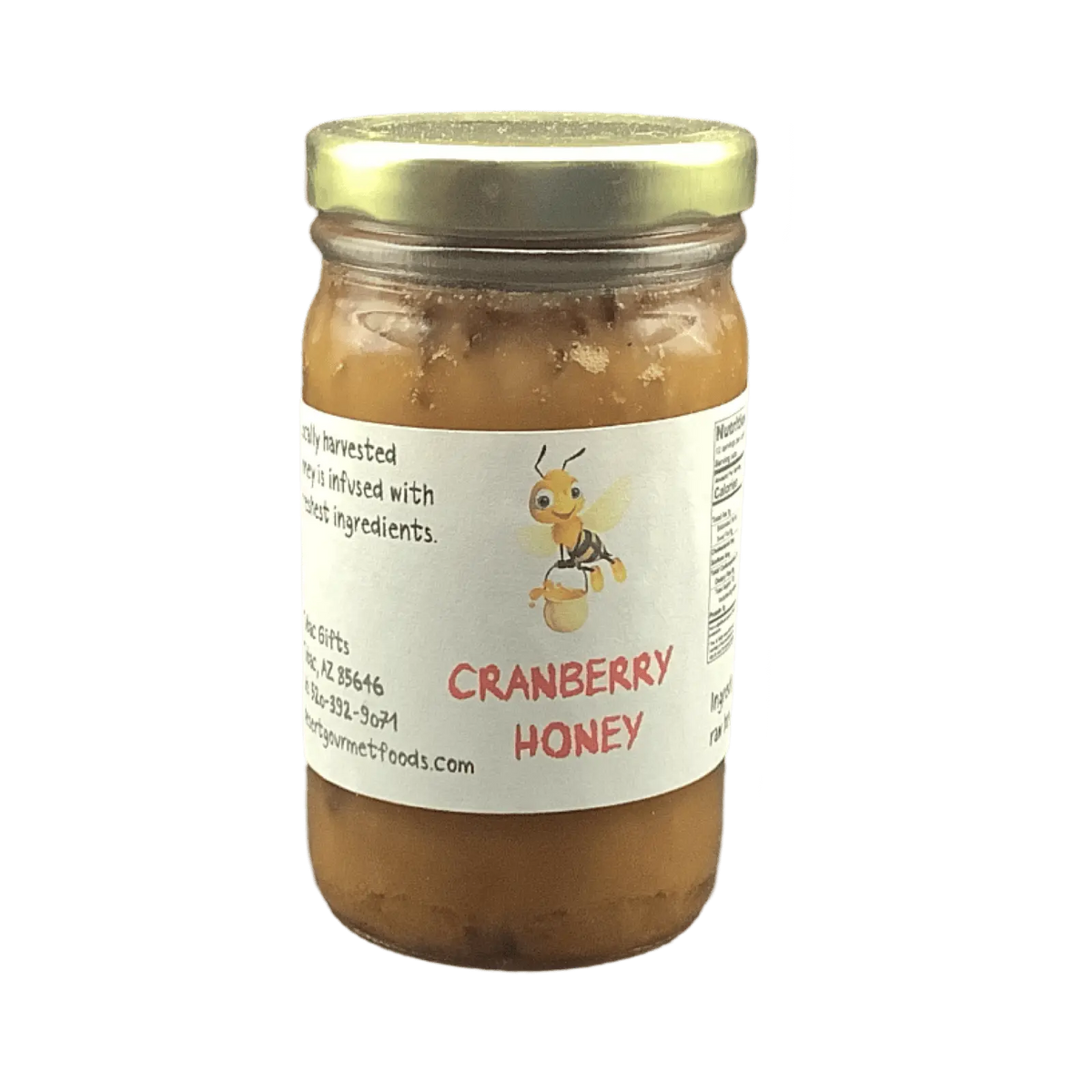 Cranberry - Arizona Desert Honey – 8 oz - Tubac Gourmet Foods