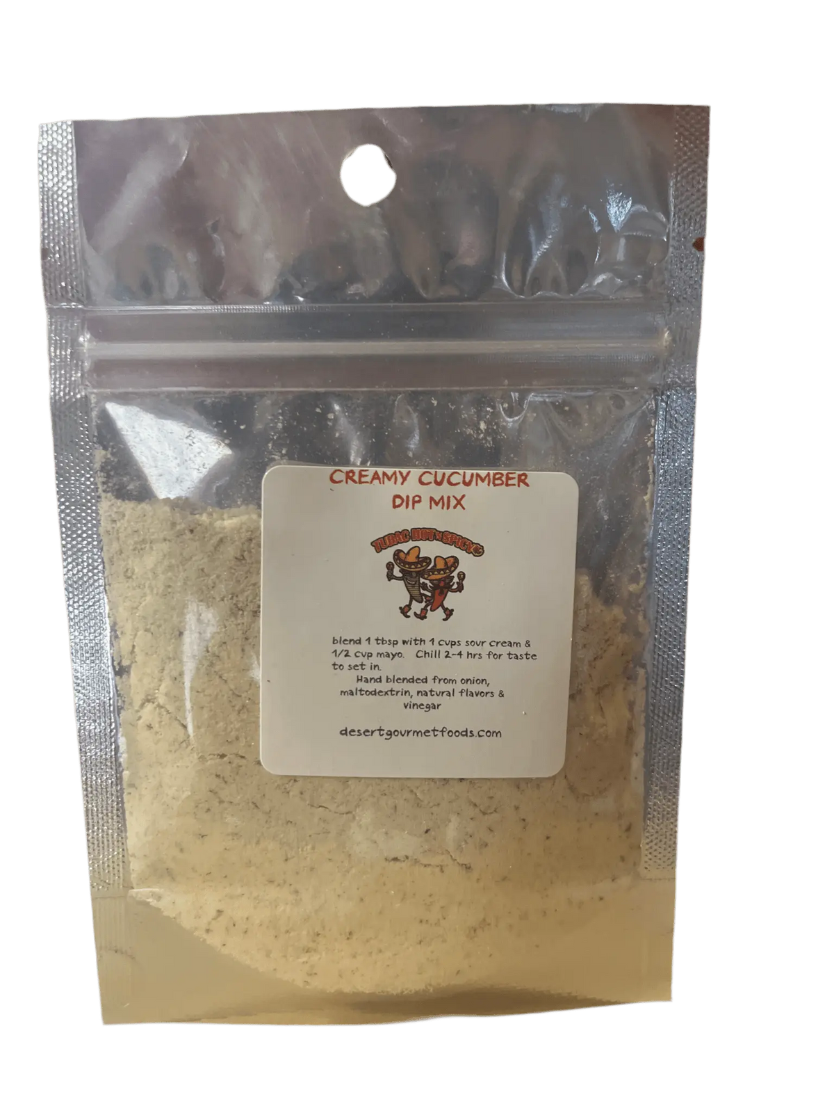 Creamy Cucumber Dip Mix Tubac Gormet Foods - Tubac Gourmet Foods