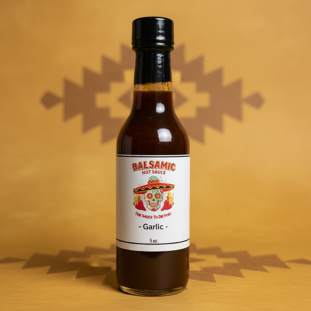 Garlic Balsamic Hot Sauce
