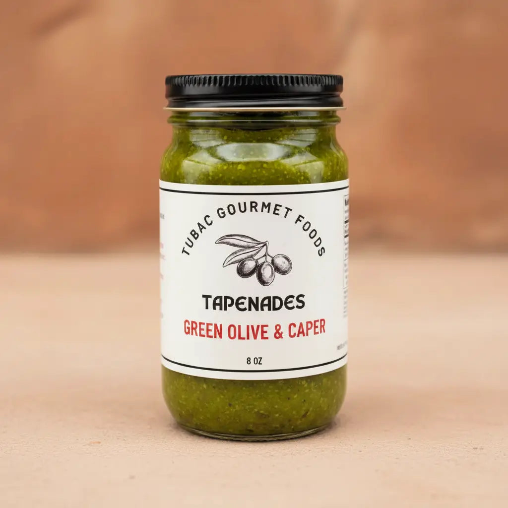 Green Olive and Caper Tapenade - Tubac Gourmet Foods