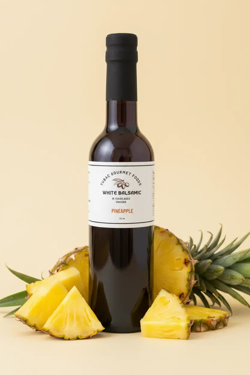 Pineapple Aged White Balsamic Vinegar 375ml - Tubac Gourmet Foods