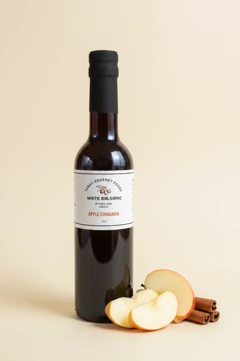 Apple Cinnamon White Balsamic Vinegar 375ml - Tubac Gourmet Foods