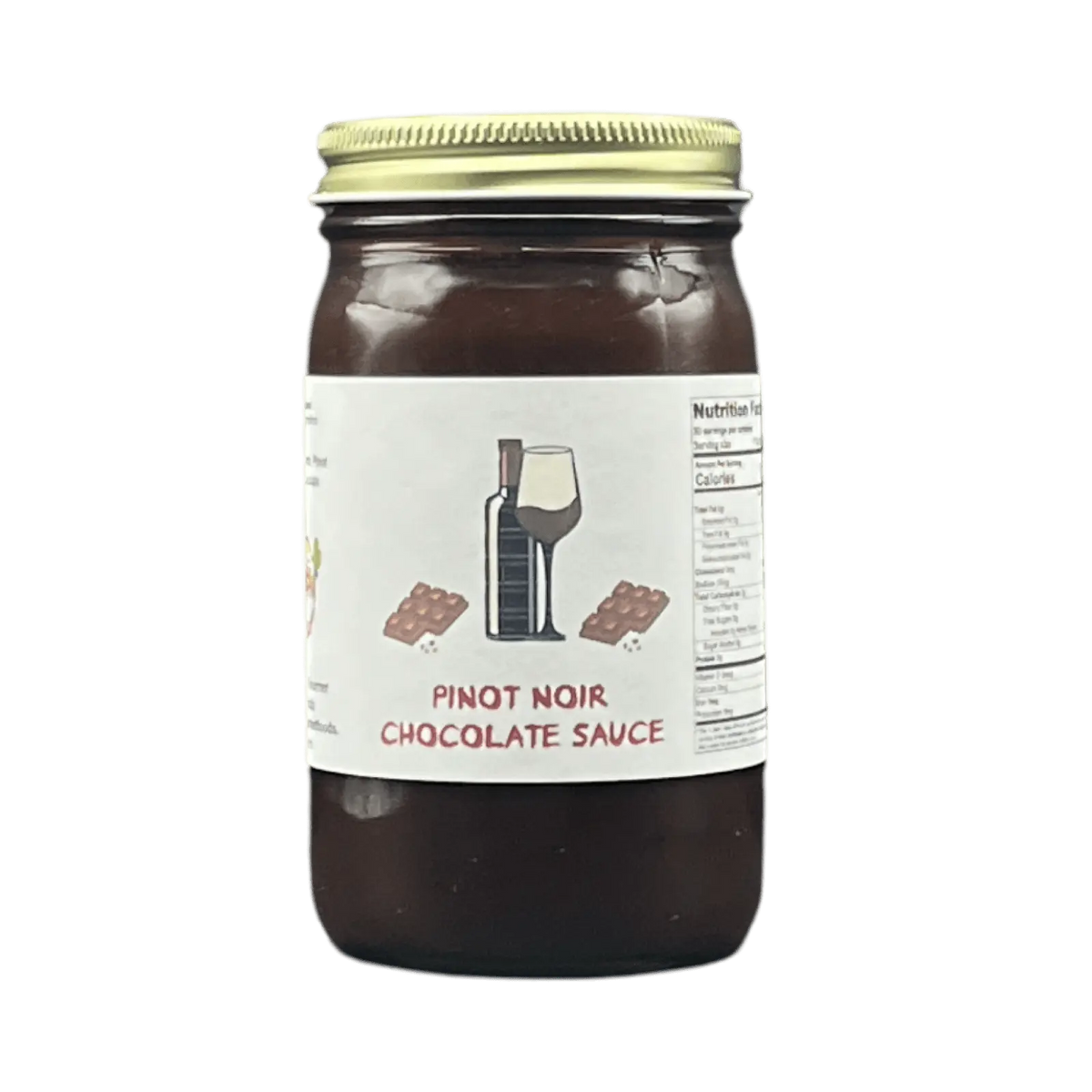 Pinot Noir Dark Chocolate Sauce 8oz. - Tubac Gourmet Foods