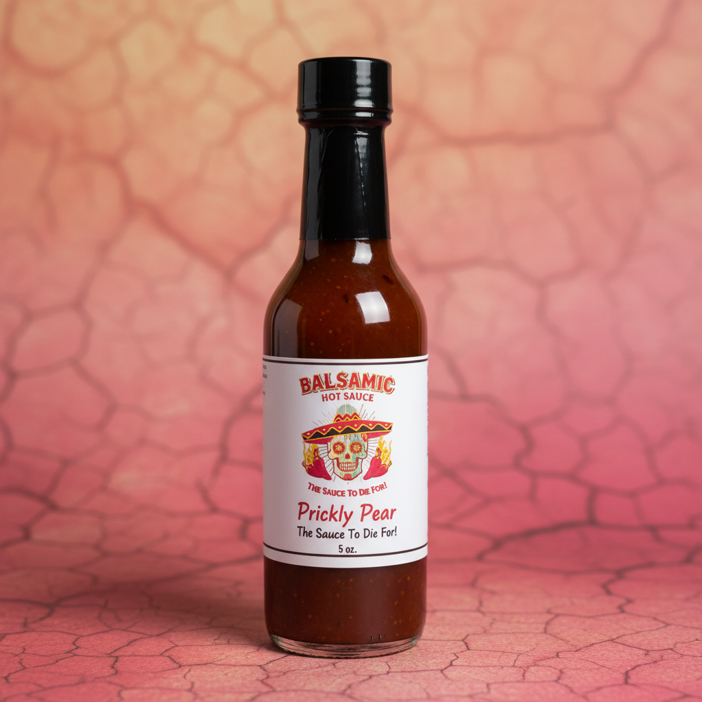 Prickly Pear Balsamic Hot Sauce