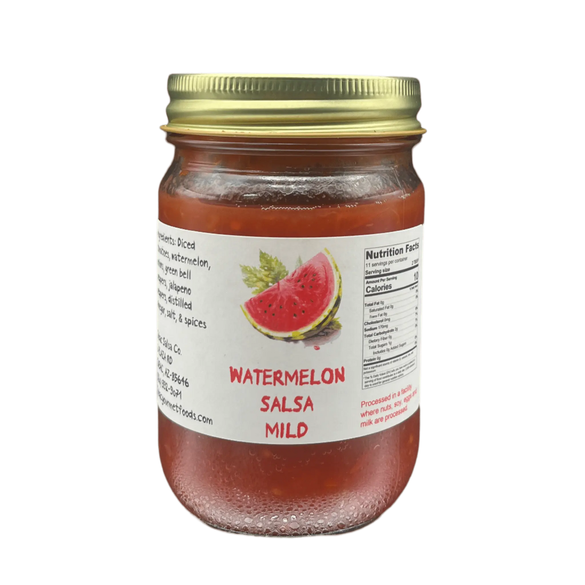 Watermelon Salsa Mild 12oz. - Tubac Gourmet Foods